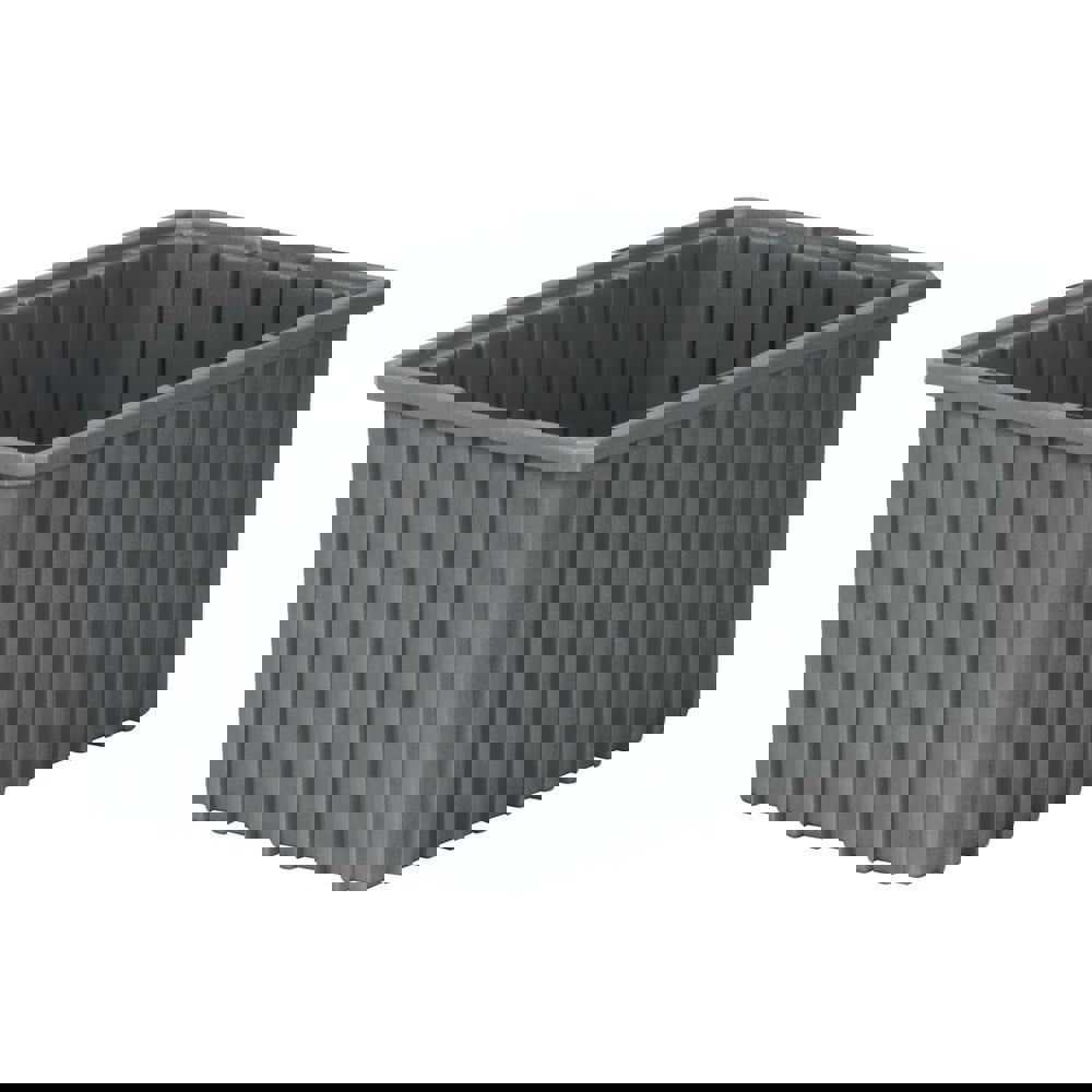 Polypropylene Dividable Storage Tote: 40 lb Capacity